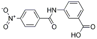 N-(4-NITROBENZOYL)-M-AMINO- BENZOICACID Struktur