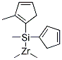 DIMETHYL(DIMETHYLBIS(CYCLOPENTADIENYL)SILYL)ZIRCONIUM, 98+% Struktur