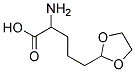 ALPHA-AMINO-1,3-DIEXOLANE-2-PENTANOIC ACID Struktur