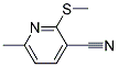 6-METHYL-2-(METHYLTHIO)-3-PYRIDINECARBONITRILE Struktur