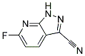 6-FLUORO-1H-PYRAZOLO[3,4-B]PYRIDINE-3-CARBONITRILE Struktur