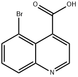 5-BROMOQUINOLINE-4-CARBOXYLIC ACID Struktur