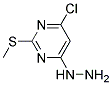 4-CHLORO-6-HYDRAZINO-2-(METHYLTHIO)-PYRIMIDINE Struktur