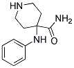 4-ANILINO-4-CARBAMYLPIPERIDINE Struktur