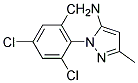 3-AMINO-2-(2,4,6-TRICHLOROPHENYL)-5-METHYLPYRAZOLE Struktur