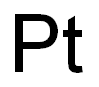 PLATINUM ON CALCIUM CARBONATE, 5% PT Struktur