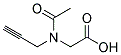 N-ACETYL-DL-PROPARGYLGLYCINE Struktur