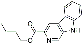 N-BUTYL BETA-CARBOLINE-3-CARBOXYLATE Struktur