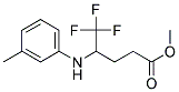 5,5,5-TRIFLUORO-4-M-TOLYLAMINO-PENTANOIC ACID METHYL ESTER Struktur