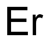 ERBIUM - 4% HNO3 250ML Struktur