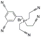 TRIS(2-CYANOETHYL)(3,5-DICYANOBENZYL)PHOSPHONIUM BROMIDE, TECH Struktur