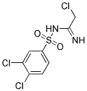 N1-(2-CHLOROETHANIMIDOYL)-3,4-DICHLOROBENZENE-1-SULFONAMIDE, TECH Struktur