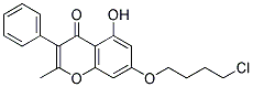 7-(4-CHLOROBUTOXY)-5-HYDROXY-2-METHYL-3-PHENYL-4H-CHROMEN-4-ONE, TECH Struktur