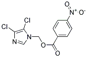 (4,5-DICHLORO-1H-IMIDAZOL-1-YL)METHYL 4-NITROBENZOATE, TECH Struktur