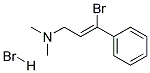 N-(3-BROMO-3-PHENYLALLYL)-N,N-DIMETHYLAMINE HYDROBROMIDE, TECH Struktur