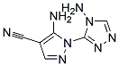 5-AMINO-1-(4-AMINO-4H-1,2,4-TRIAZOL-3-YL)-1H-PYRAZOLE-4-CARBONITRILE, TECH Struktur