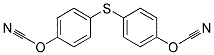 BIS(4-CYANATOPHENYL)THIOETHER Struktur