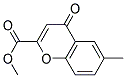 METHYL-6-METHYLCHROMONE-2-CARBOXYLATE Structure