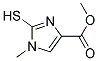 METHYL 2-MERCAPTO-1-METHYL-1H-IMIDAZOLE-4-CARBOXYLATE Struktur