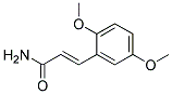 TRANS-2 5-DIMETHOXYCINNAMAMID Struktur