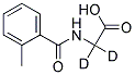 N-(2-METHYLBENZOYL)GLYCINE-2,2-D2 Struktur