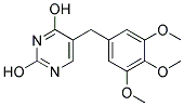 5-(3,4,5-TRIMETHOXYBENZYL)PYRIMIDIN-2,4-DIOL Struktur