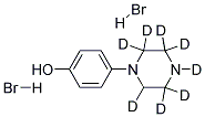 N-(4-HYDROXYPHENYL)PIPERAZINE-D8, DIHYDROBROMIDE Struktur