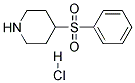 4-BENZENESULPHONYLPIPERIDINE HYDROCHLORIDE Struktur