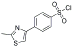 4-(2-METHYL-1,3-THIAZOL-4-YL)BENZENESULPHONYL CHLORID Struktur