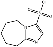 6,7,8,9-TETRAHYDRO-5H-IMIDAZO[1,2-A]AZEPINE-3-SULPHONYL CHLORID Struktur