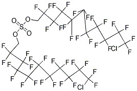 BIS(11-CHLORO-1H,1H-PERFLUOROUNDECYL)SULPHAT Struktur