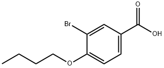 3-BROMO-4-BUTOXYBENZOIC ACID Struktur