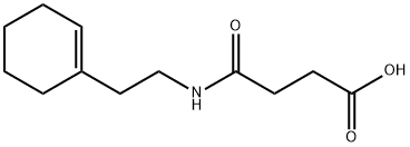 4-{[2-(1-CYCLOHEXEN-1-YL)ETHYL]AMINO}-4-OXOBUTANOIC ACID Struktur