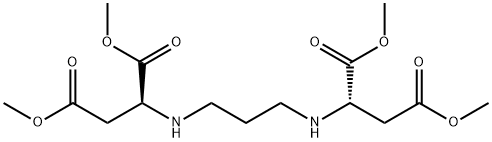 DIMETHYL 2-[(3-{[3-METHOXY-1-(METHOXYCARBONYL)-3-OXOPROPYL]AMINO}PROPYL)AMINO]SUCCINATE Struktur