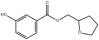 TETRAHYDRO-2-FURANYLMETHYL 3-HYDROXYBENZOATE Struktur