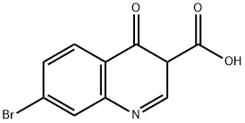 7-BROMO-3,4-DIHYDRO-4-OXOQUINOLINE-3-CARBOXYLIC ACID Struktur