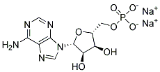 Adenosine 5'-monophosphate monosodium salt dihydrate;Adenosine-5'-monophosphic acid sodium salt;Muscle adenylic acid sodium salt
 Struktur