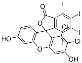 Dichlorotetraiodofluorescein Struktur