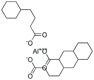 4-Cyclohexylbutyric acid aluminum salt Struktur