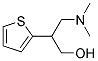 N,N-DIMETHYL-3-HYDROXY-2-THIENYLPROPANAMINE  Struktur