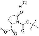 BOC-L-Pyroglutamic acid methyl ester hydrochloride  Struktur