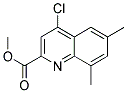 Methyl 4-Chloro-6,8-Dimethyl-2-Quinoline-Carboxylate Struktur