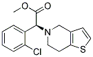 (S)-Alpha-(2-Chlorophenyl)-6,7-Dihydro-Thieno(3,2-C)Pyridine-5(4h)-Acetic Acid Methyl Ester Struktur