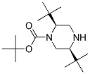 (2S,5S)-1-Boc-2,5-Di-Tert-Butyl-Piperazine Struktur