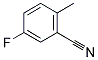 3-Fluoro-6-Methylbenzonitrile Struktur