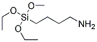 (4-aminobutyl)diethoxymethoxy silane Struktur