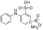 4 Nitro-4 amino di phenyl amine 2 sulphonic acid Struktur