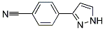 3-(4-Cyanophenyl)-1H-pyrazole Struktur