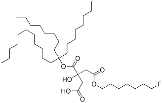 DIOCTYLDODECYL FLUOROHEPTYL CITRATE Struktur