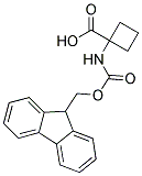 Fmoc-1-Aminocyclobutanecarboxylic acid Struktur